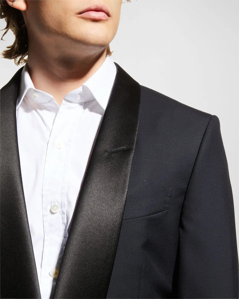 Tom Ford Men's O 'Connor Shawl Wool Tuxedo | Thumbnail 6
