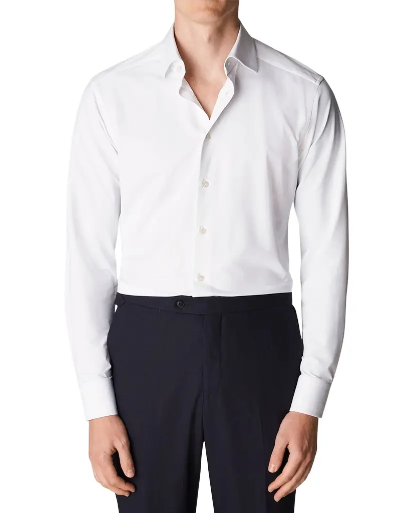Eton Men's Slim Fit 4-Way Stretch Dress Shirt | Image 1 Eton Men's Slim Fit 4-Way Stretch Dress Shirt | Image 1