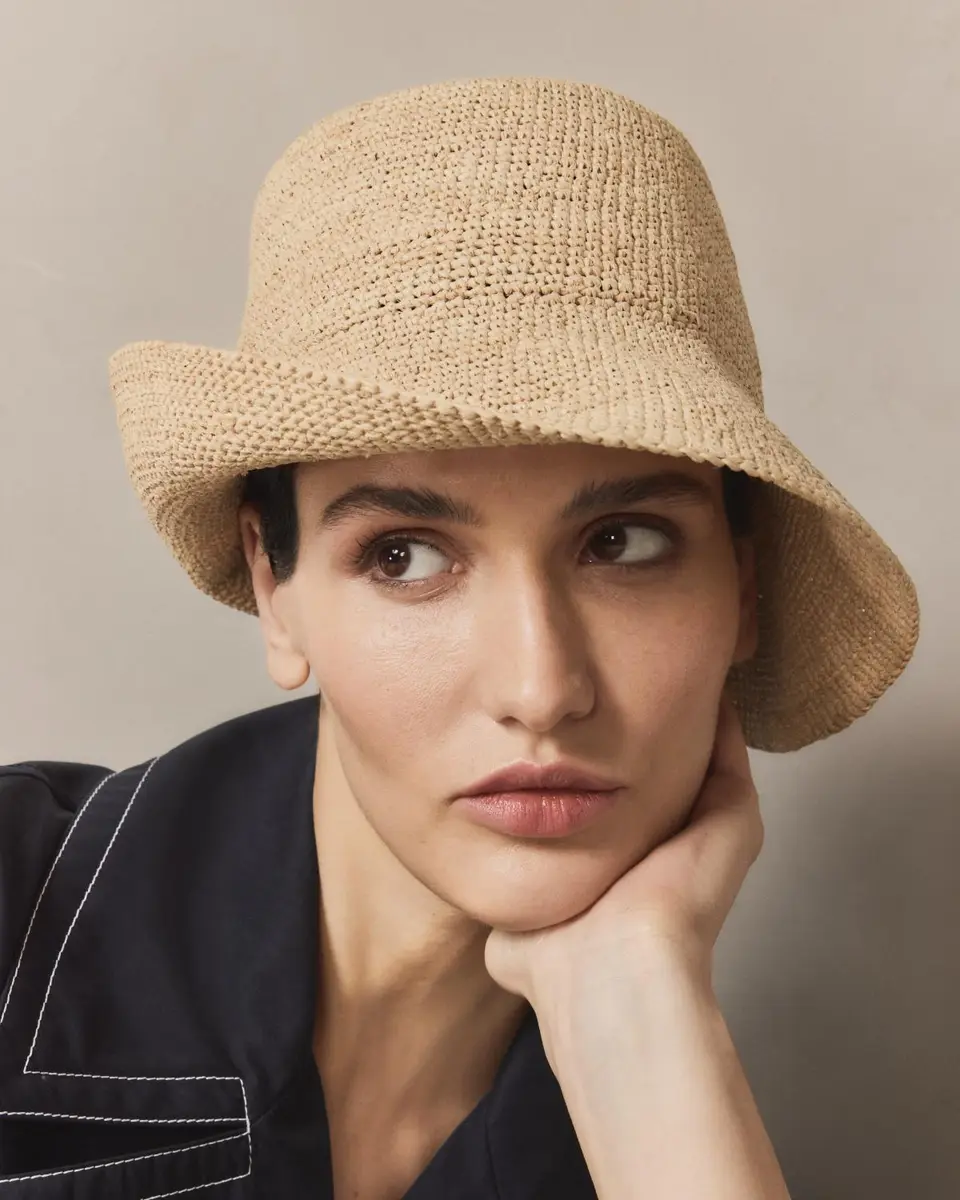 JANESSA LEONE Felix Large Brim Straw Hat | Image 1 JANESSA LEONE Felix Large Brim Straw Hat | Image 1