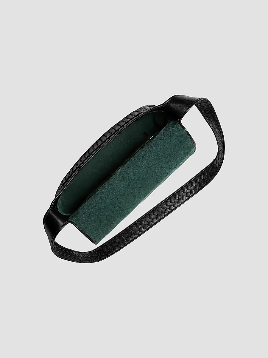 Bottega Veneta Men's Intrecciato Fluffy Leather Messenger Bag | Thumbnail 3