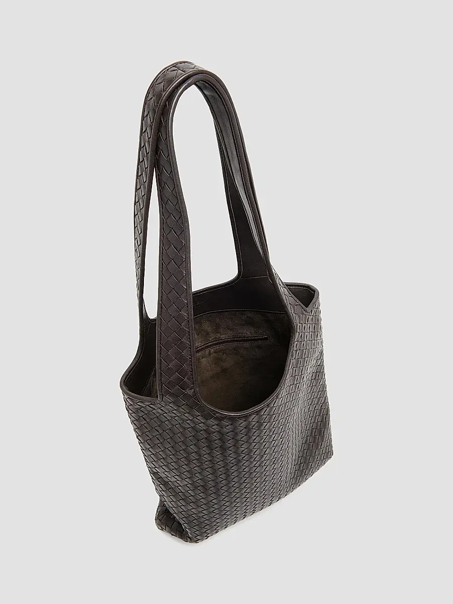 Bottega Veneta Men's Intrecciato Leather Tote Bag | Thumbnail 3 Bottega Veneta Men's Intrecciato Leather Tote Bag | Thumbnail 3