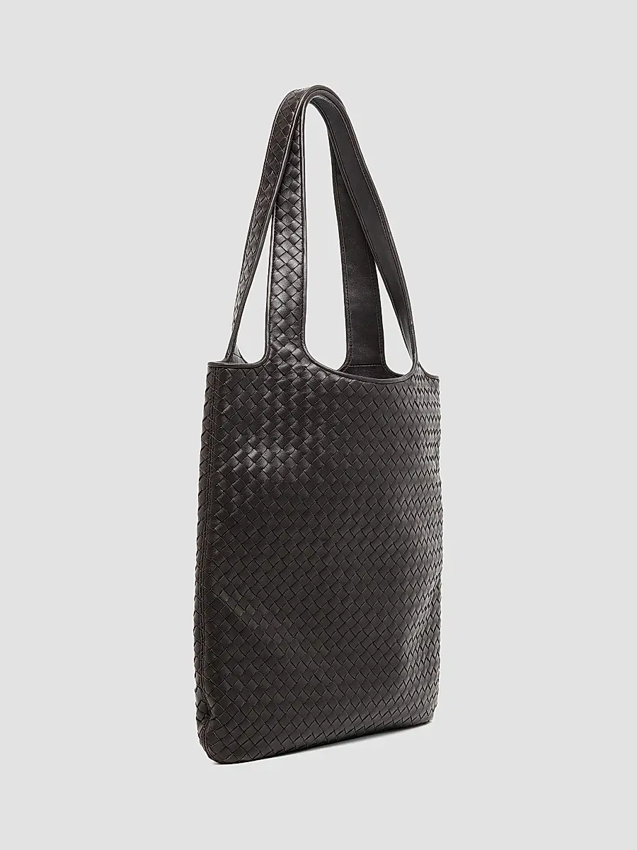 Bottega Veneta Men's Intrecciato Leather Tote Bag | Thumbnail 4 Bottega Veneta Men's Intrecciato Leather Tote Bag | Thumbnail 4