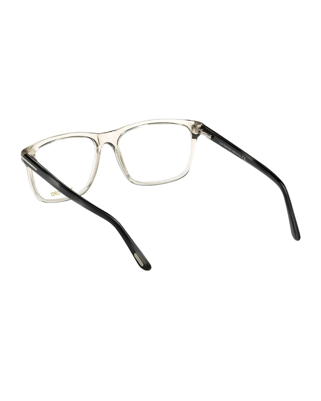 Blue Blocking Two-Tone Acetate Square Glasses