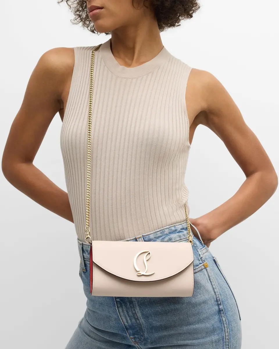 Christian Louboutin Loubi54 Wallet on Chain in Leather | Thumbnail 4 Christian Louboutin Loubi54 Wallet on Chain in Leather | Thumbnail 4