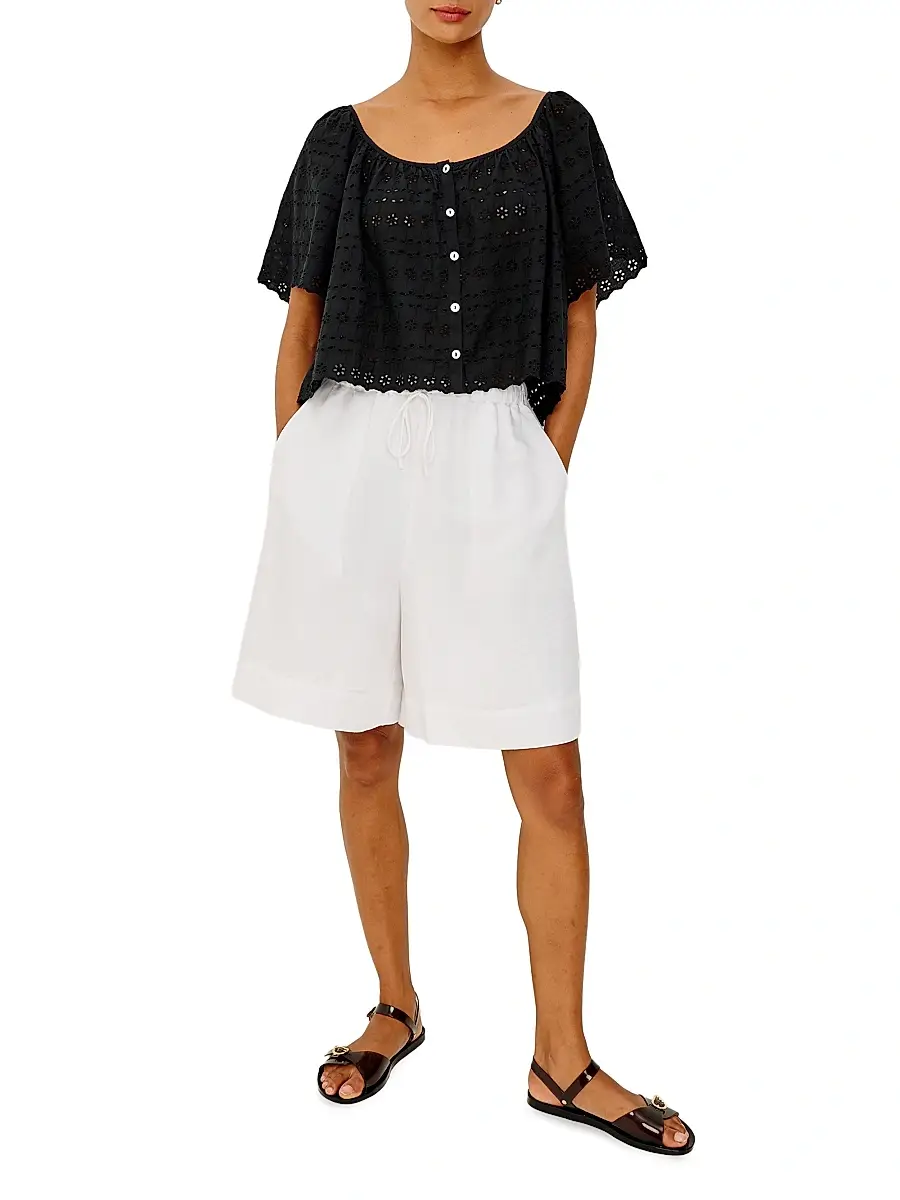 RAILS Women's Miller Eyelet Cotton Top | Thumbnail 2 RAILS Women's Miller Eyelet Cotton Top | Thumbnail 2
