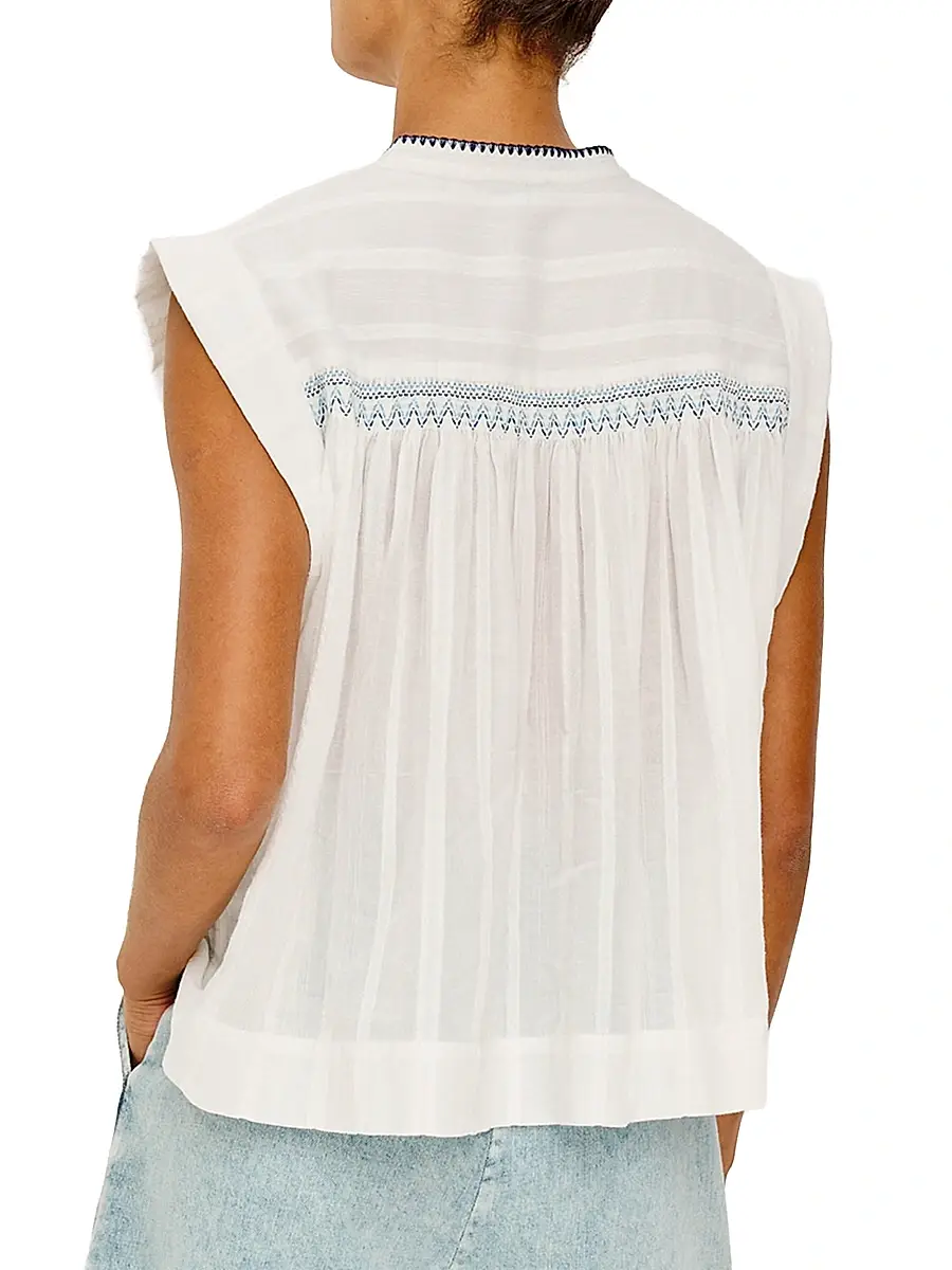 RAILS Women's Willow Pleated Cotton Top | Thumbnail 5 RAILS Women's Willow Pleated Cotton Top | Thumbnail 5