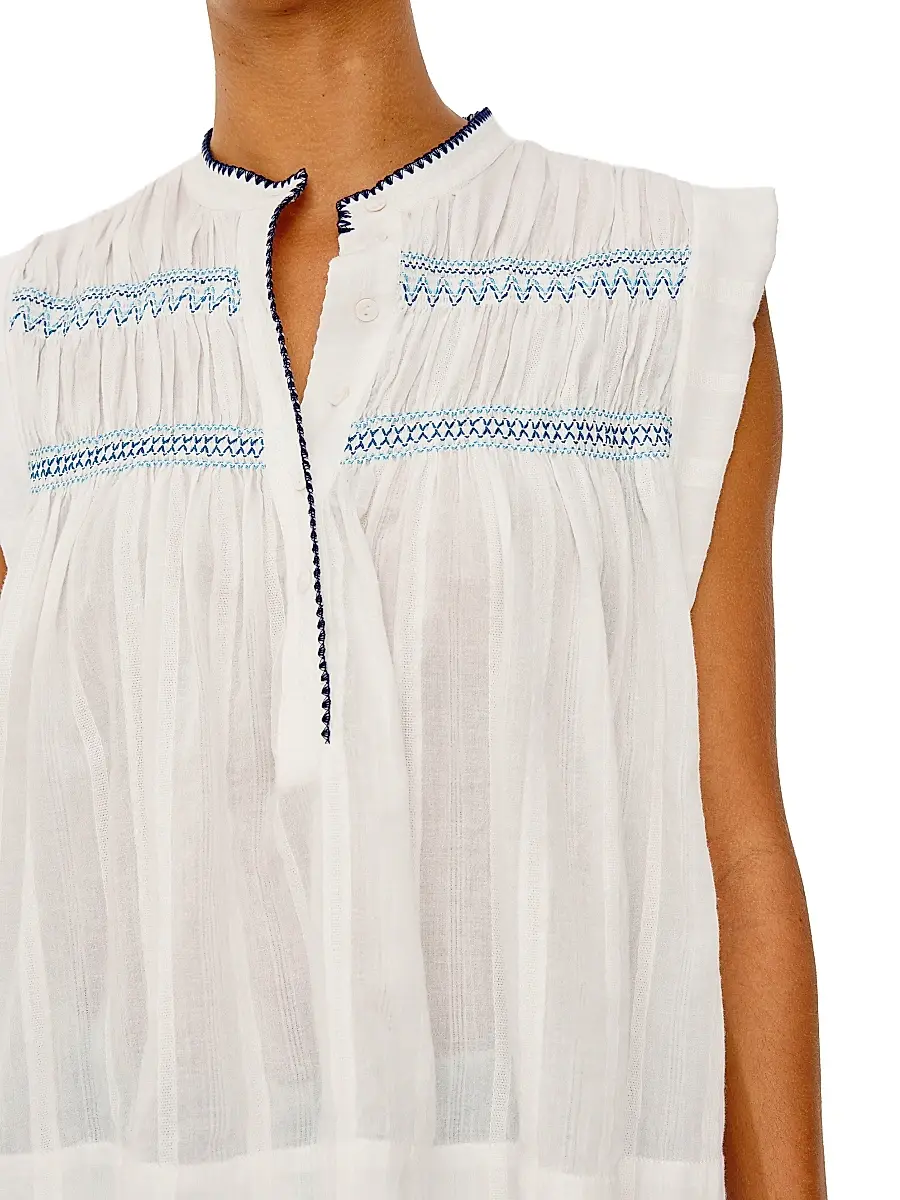 RAILS Women's Willow Pleated Cotton Top | Thumbnail 6 RAILS Women's Willow Pleated Cotton Top | Thumbnail 6