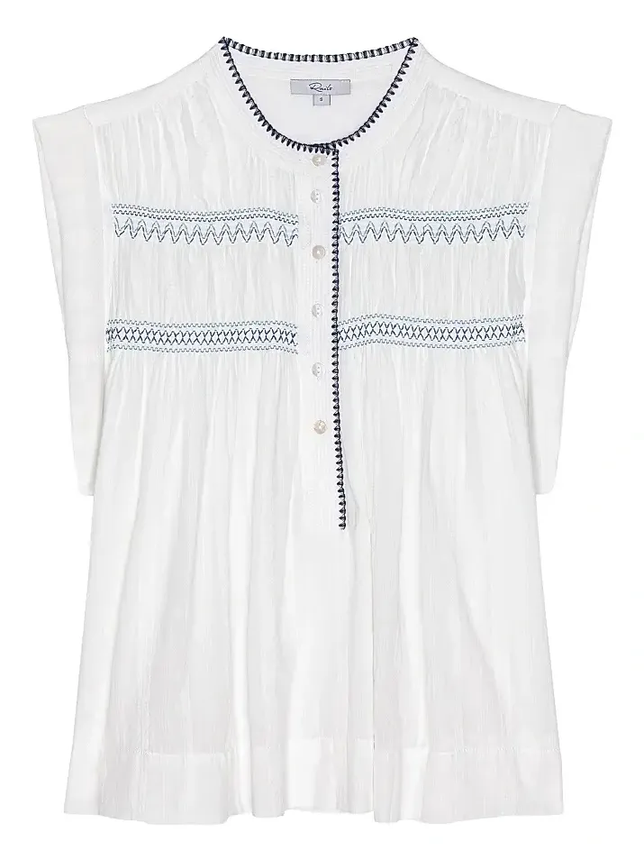 Women's Willow Pleated Cotton Top Women's Willow Pleated Cotton Top