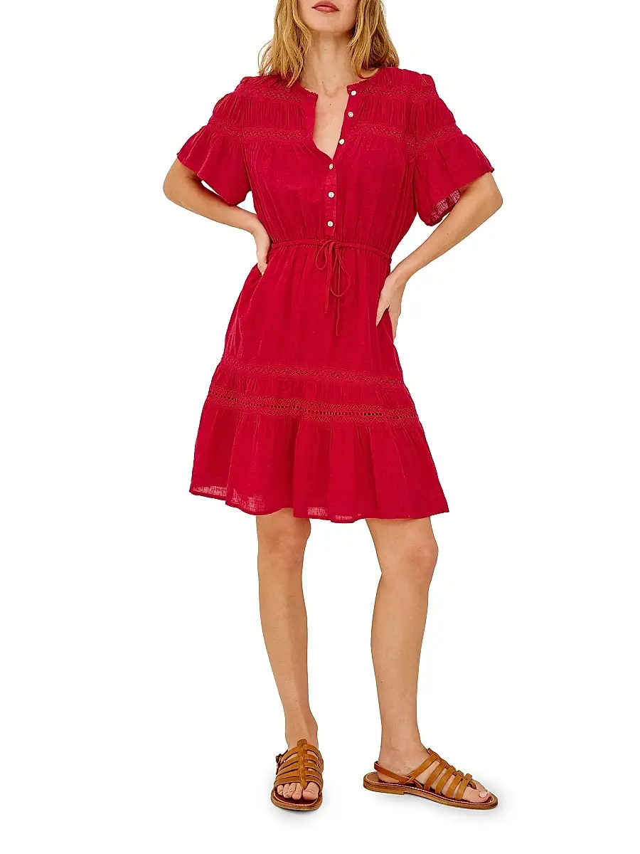 RAILS Women's Winslow Linen-Blend A-Line Minidress | Thumbnail 2 RAILS Women's Winslow Linen-Blend A-Line Minidress | Thumbnail 2