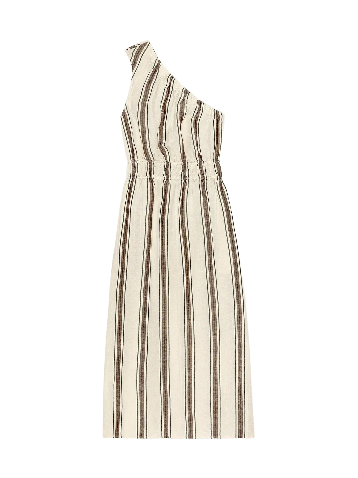 Women's Selani Striped Linen-Blend Midi Dress Women's Selani Striped Linen-Blend Midi Dress