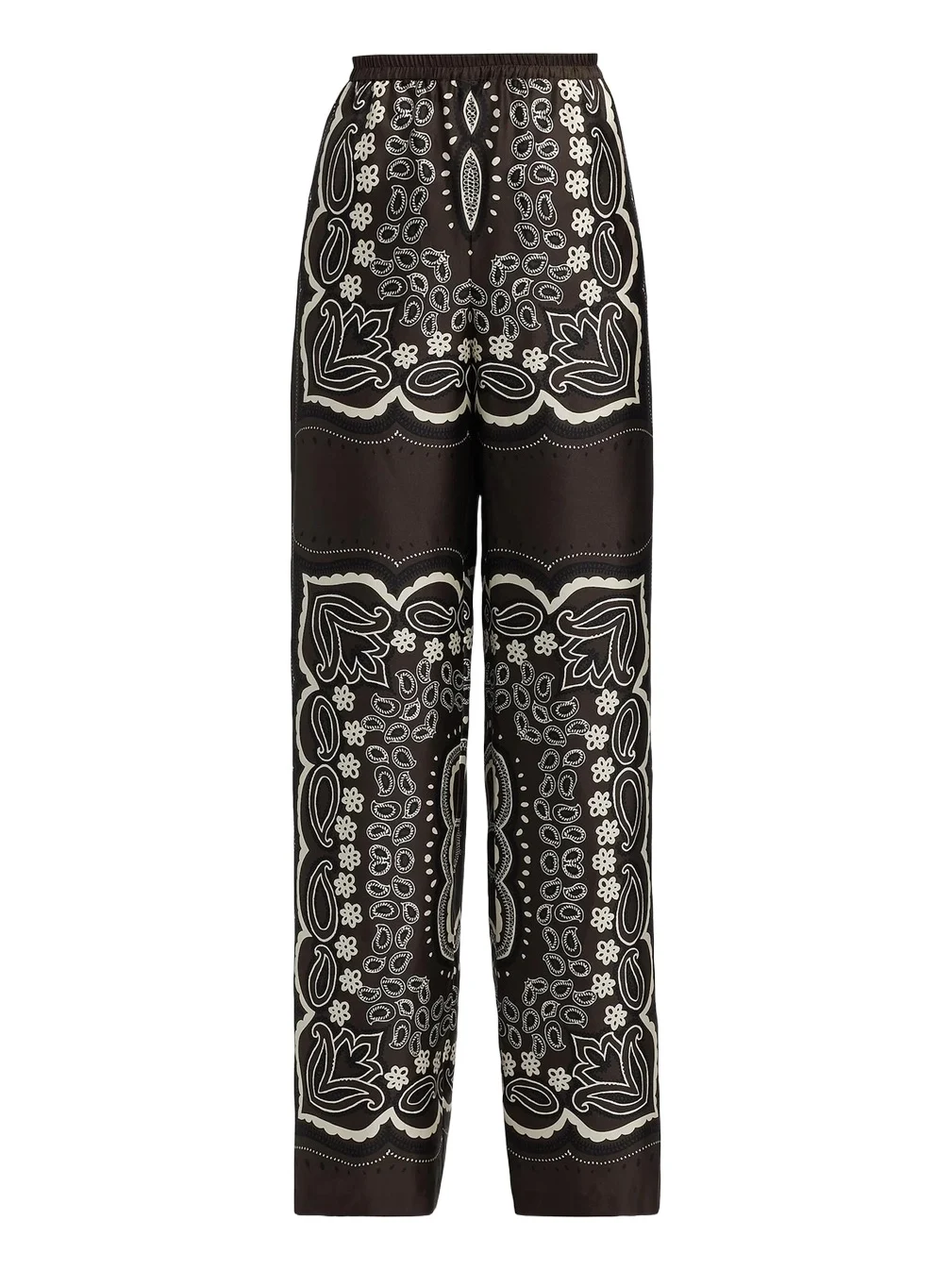 Nili Lotan Women's Morgan Silk Bandana Pants