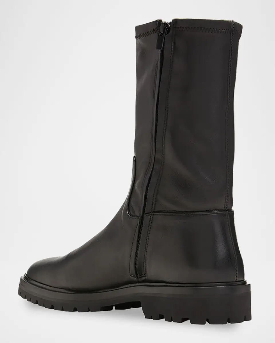Loeffler Randall Danny Lambskin Lug-Sole Mid Boots | Thumbnail 3 Loeffler Randall Danny Lambskin Lug-Sole Mid Boots | Thumbnail 3