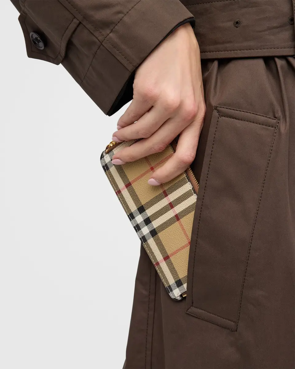 Burberry Check Bifold Passport Holder | Thumbnail 2 Burberry Check Bifold Passport Holder | Thumbnail 2