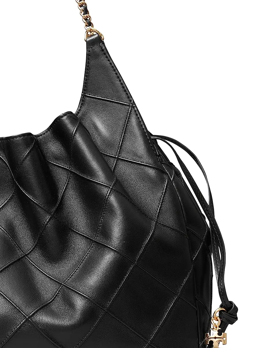 Tory Burch Women's Fleming Large Quilted Leather Tote Bag | Thumbnail 5 Tory Burch Women's Fleming Large Quilted Leather Tote Bag | Thumbnail 5