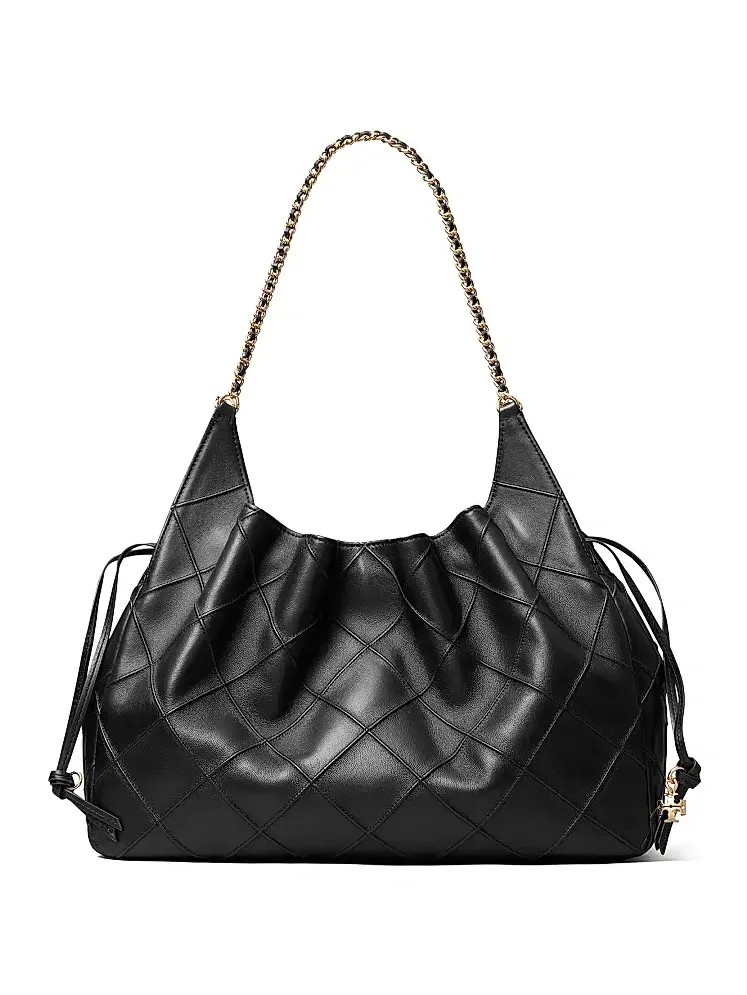 Women's Fleming Large Quilted Leather Tote Bag Women's Fleming Large Quilted Leather Tote Bag