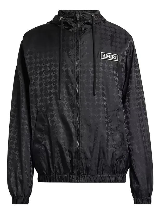 Men's Mongogram Hooded Windbreaker Jacket Men's Mongogram Hooded Windbreaker Jacket