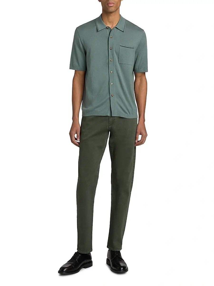 rag & bone Men's Conrad Silk-Cotton Shirt | Thumbnail 2 rag & bone Men's Conrad Silk-Cotton Shirt | Thumbnail 2