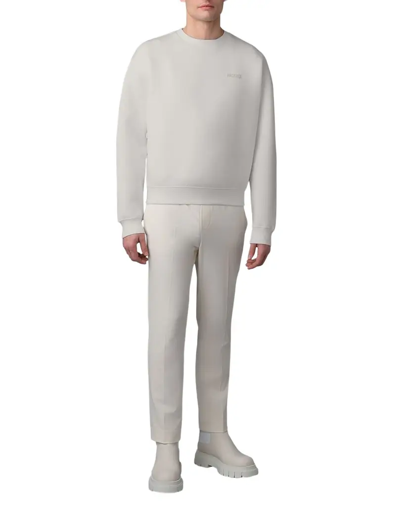 Mackage Men 's Julian Jersey Crewneck Sweater | Image 1 Mackage Men 's Julian Jersey Crewneck Sweater | Image 1