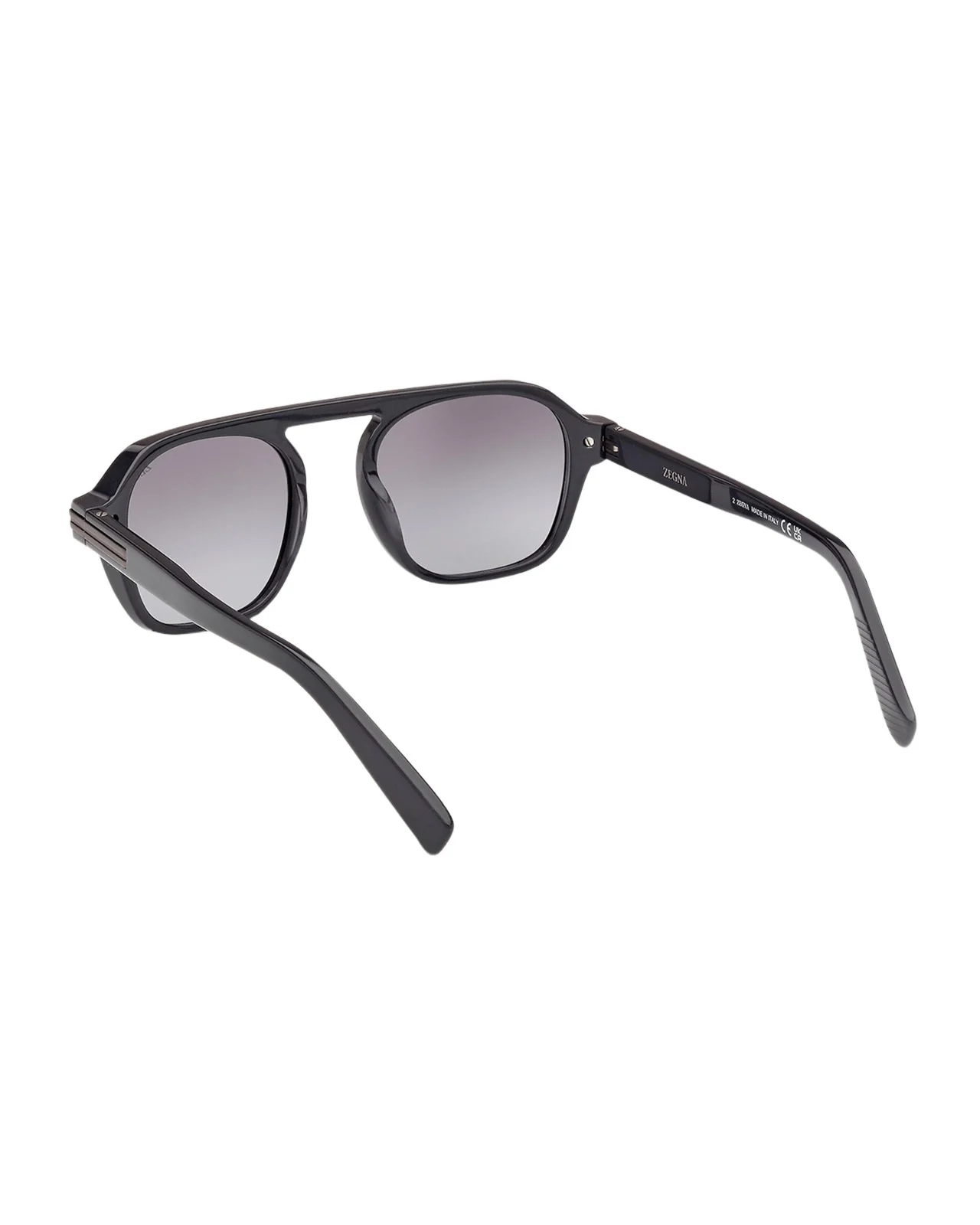 Zegna Men's AURORA II Acetate Rectangle Sunglasses