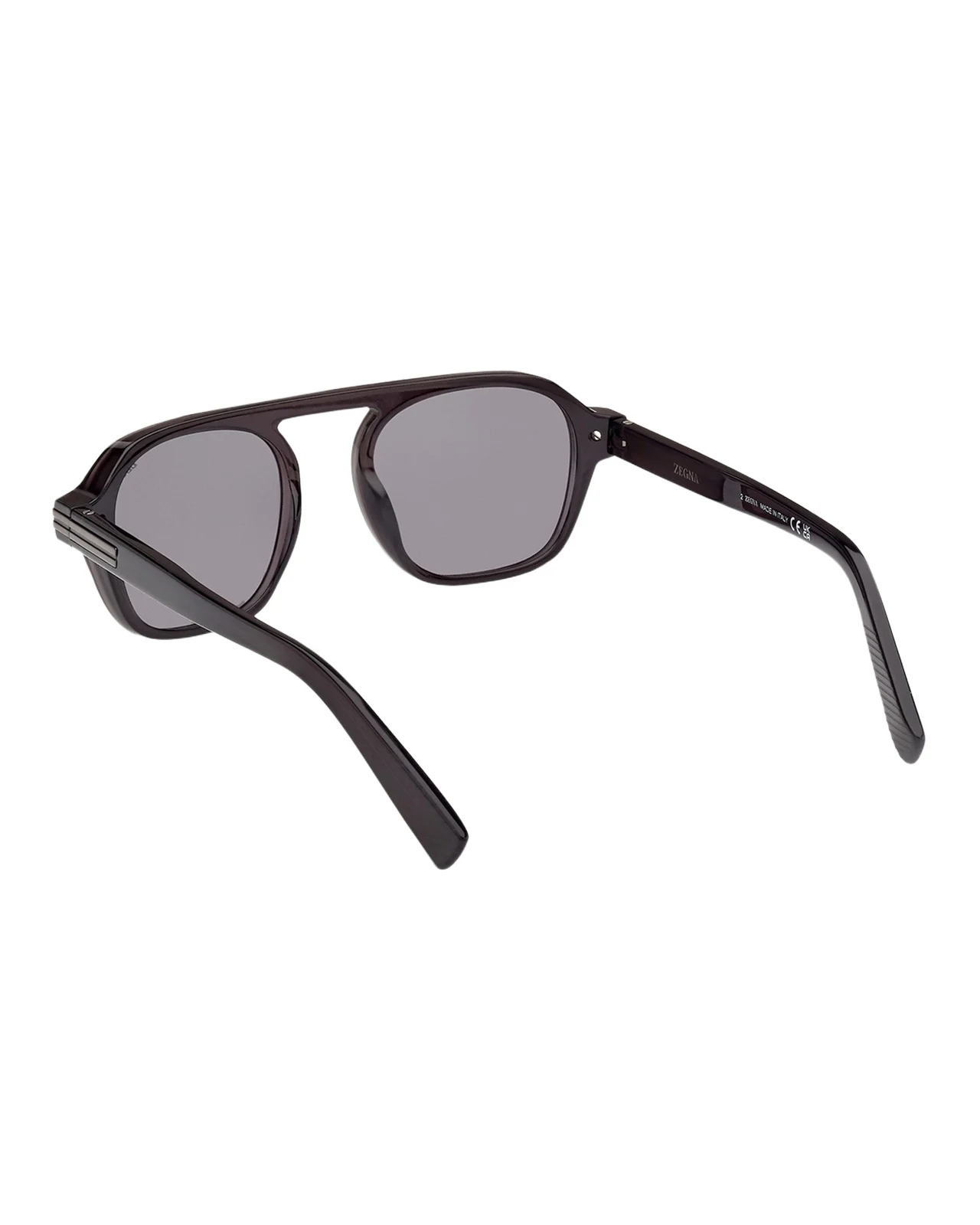 Zegna Men's AURORA II Acetate Rectangle Sunglasses