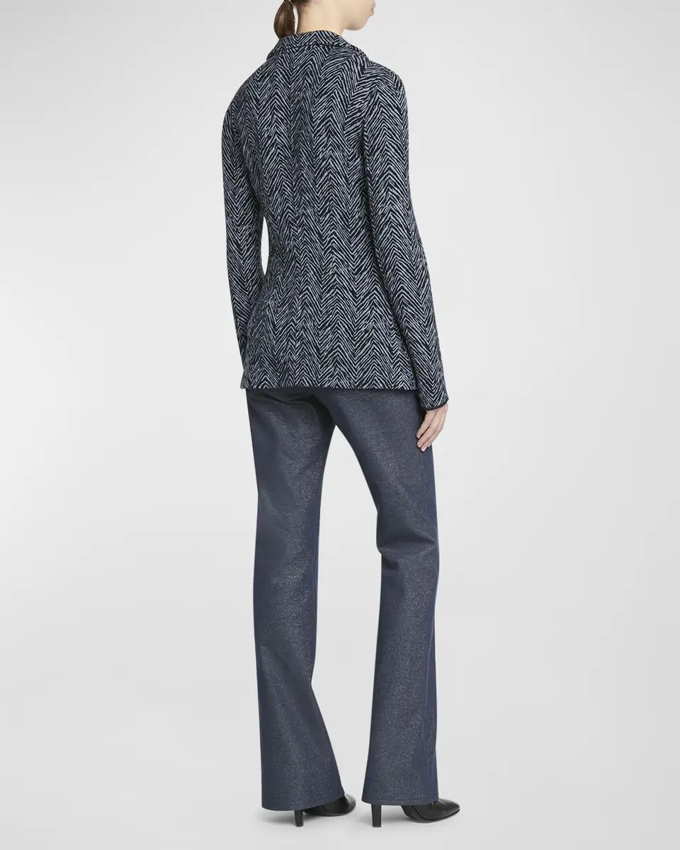 Giorgio Armani Zebra Cashmere-Viscose Buckle-Front Jacket | Thumbnail 5 Giorgio Armani Zebra Cashmere-Viscose Buckle-Front Jacket | Thumbnail 5
