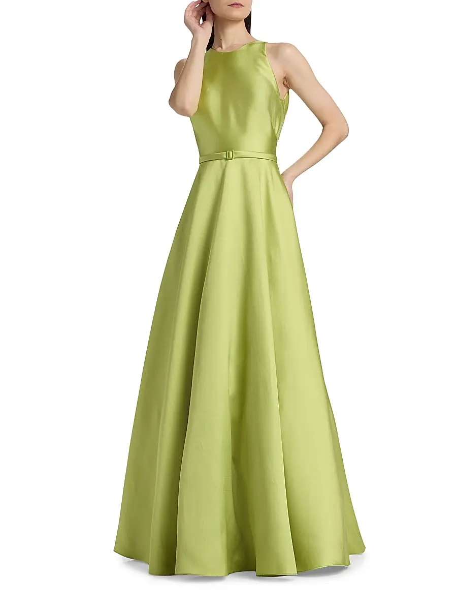 THEIA Women's Minta Mikado Gown | Thumbnail 2 THEIA Women's Minta Mikado Gown | Thumbnail 2