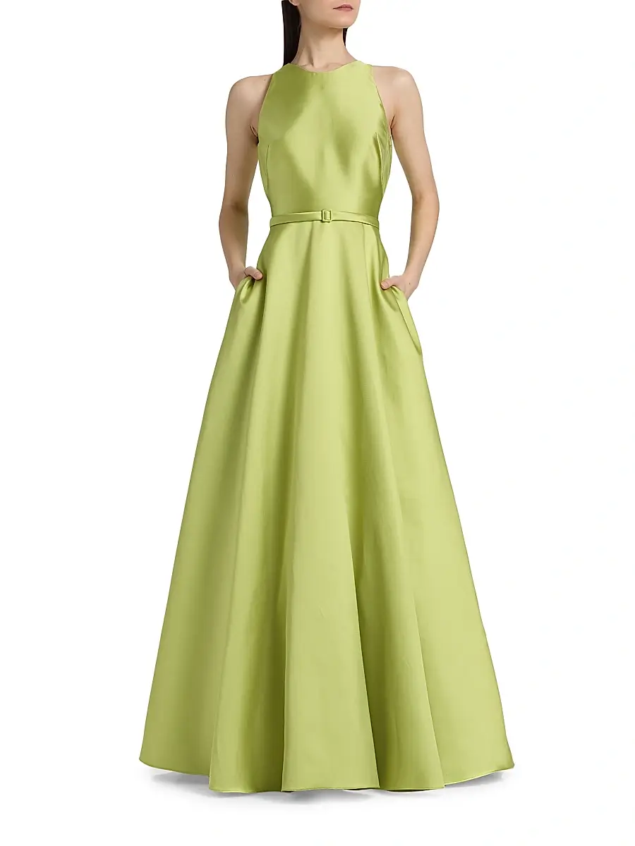 THEIA Women's Minta Mikado Gown | Thumbnail 3 THEIA Women's Minta Mikado Gown | Thumbnail 3