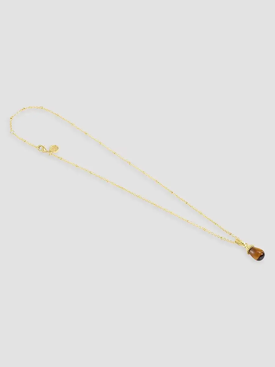 Anabel Aram Women's Forza 18K-Gold-Plated & Gemstone Charm - Gold | Thumbnail 3 Anabel Aram Women's Forza 18K-Gold-Plated & Gemstone Charm - Gold | Thumbnail 3