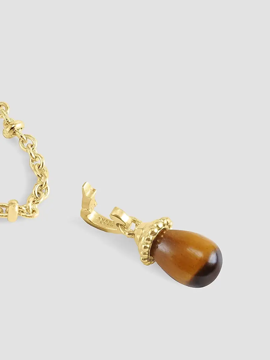Anabel Aram Women's Forza 18K-Gold-Plated & Gemstone Charm - Gold | Thumbnail 4 Anabel Aram Women's Forza 18K-Gold-Plated & Gemstone Charm - Gold | Thumbnail 4