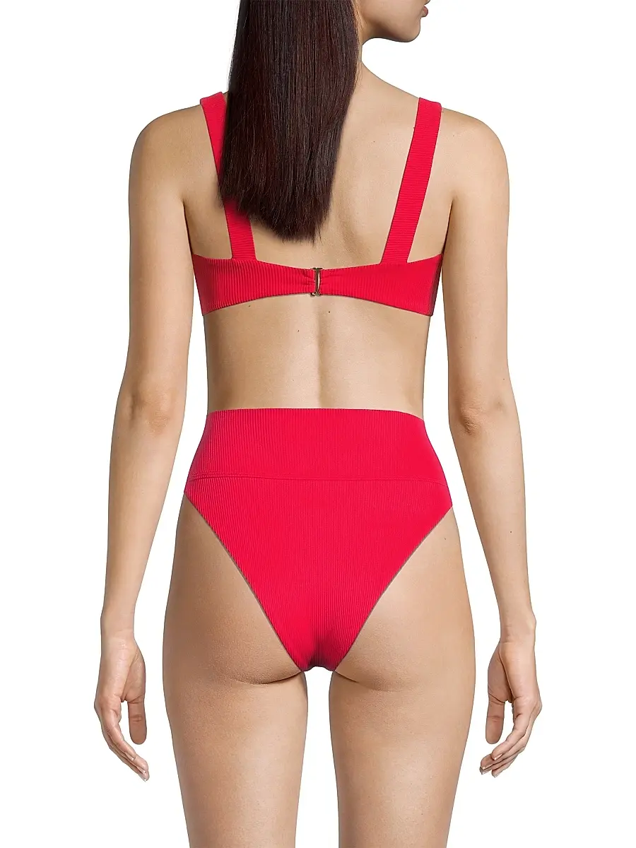 BEACH RIOT Women's Sophia Ribbed Bikini Top | Thumbnail 4 BEACH RIOT Women's Sophia Ribbed Bikini Top | Thumbnail 4