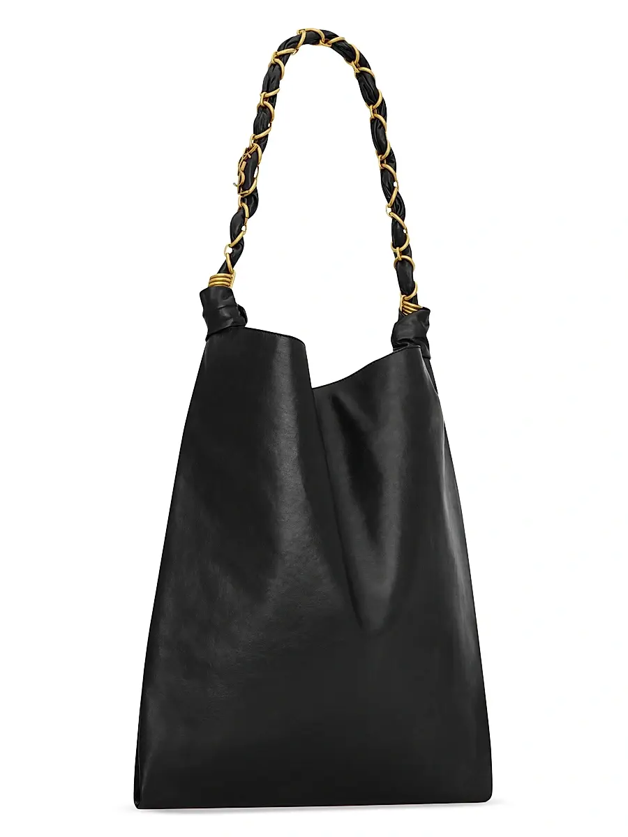 Saint Laurent Women's Amalia Shoulder Bag in Smooth Leather - Black | Thumbnail 2 Saint Laurent Women's Amalia Shoulder Bag in Smooth Leather - Black | Thumbnail 2