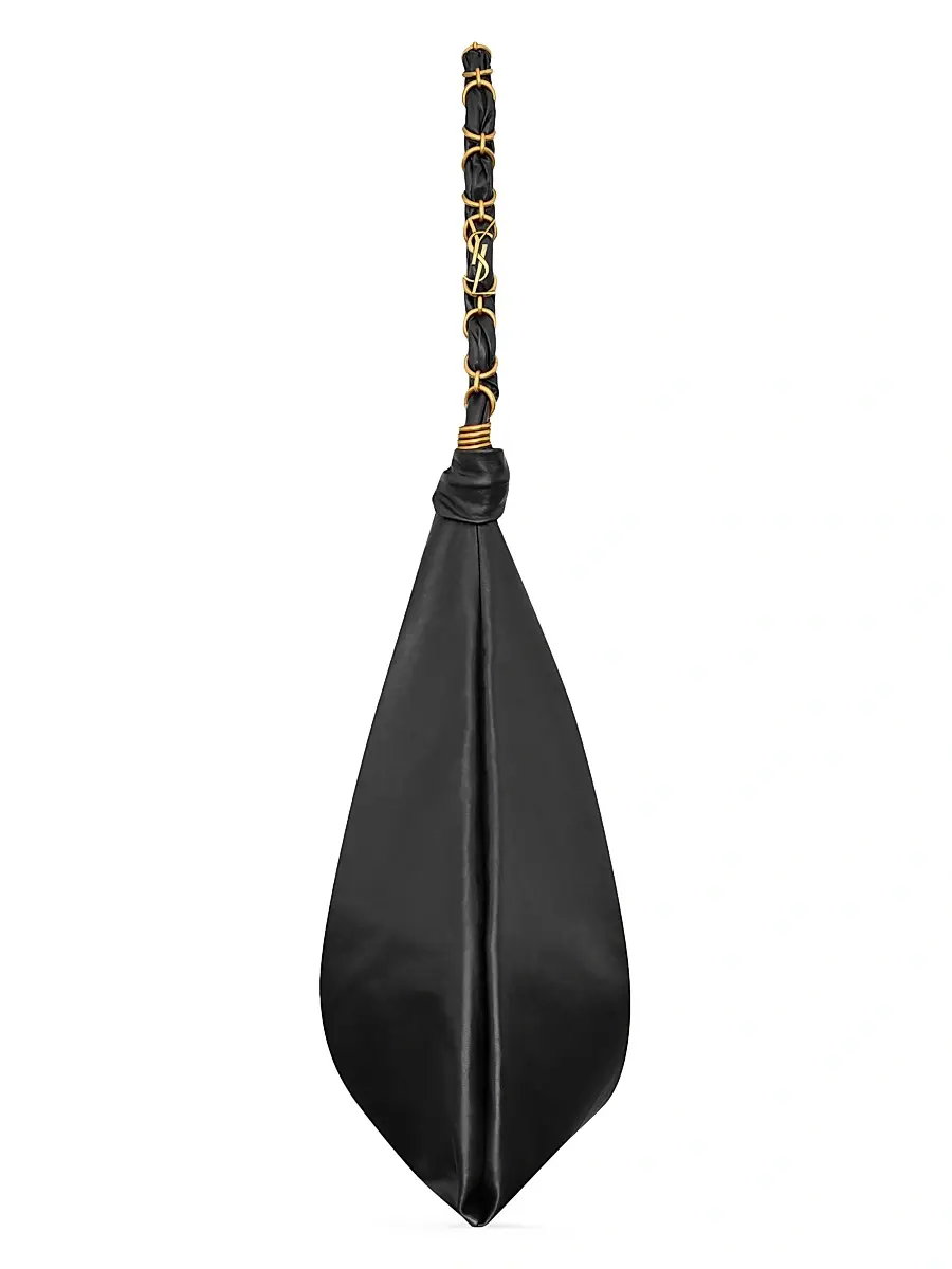 Saint Laurent Women's Amalia Shoulder Bag in Smooth Leather - Black | Thumbnail 3 Saint Laurent Women's Amalia Shoulder Bag in Smooth Leather - Black | Thumbnail 3