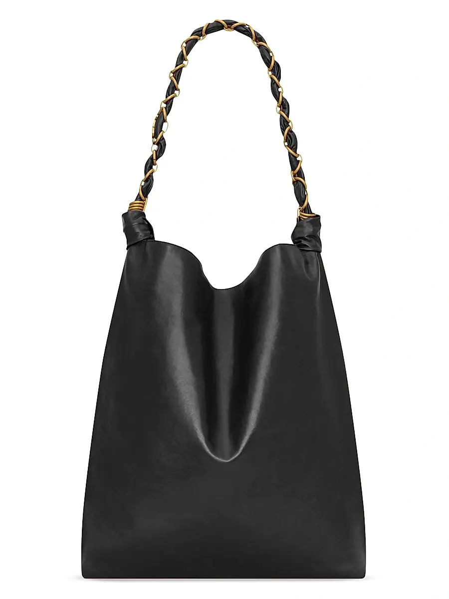 Saint Laurent Women's Amalia Shoulder Bag in Smooth Leather - Black | Image 1 Saint Laurent Women's Amalia Shoulder Bag in Smooth Leather - Black | Image 1