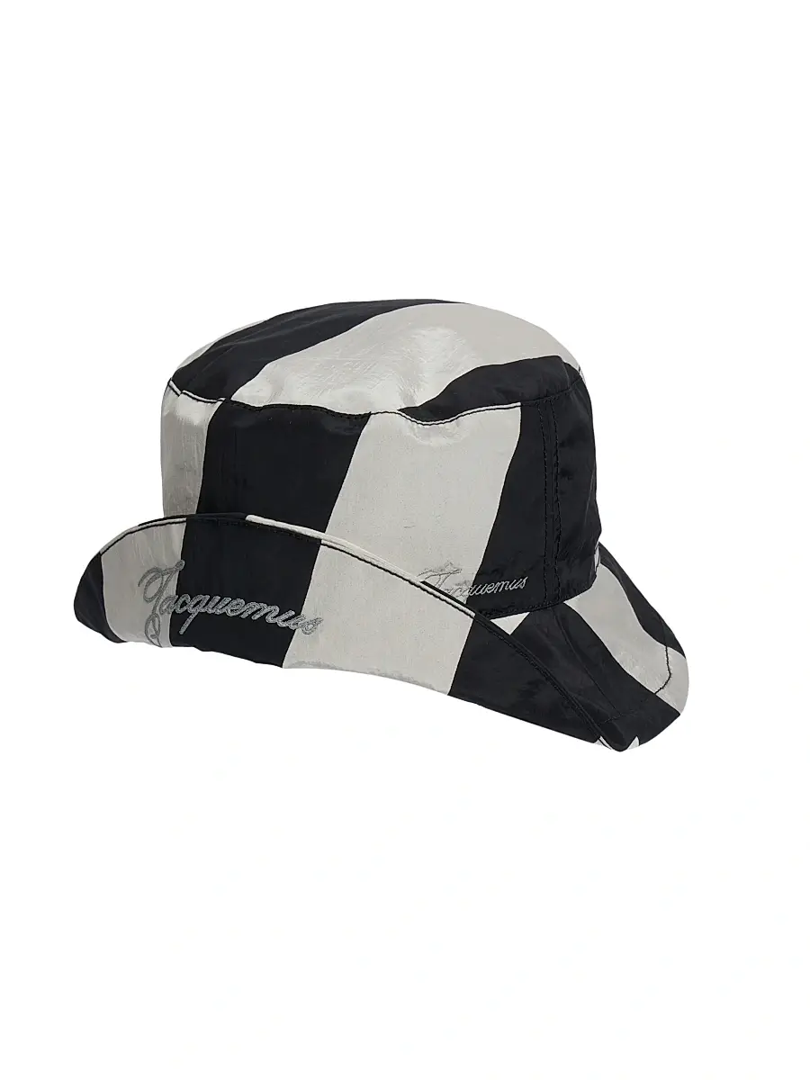 Jacquemus Men's Le Bob Baluchon Nylon Bucket Hat | Thumbnail 2
