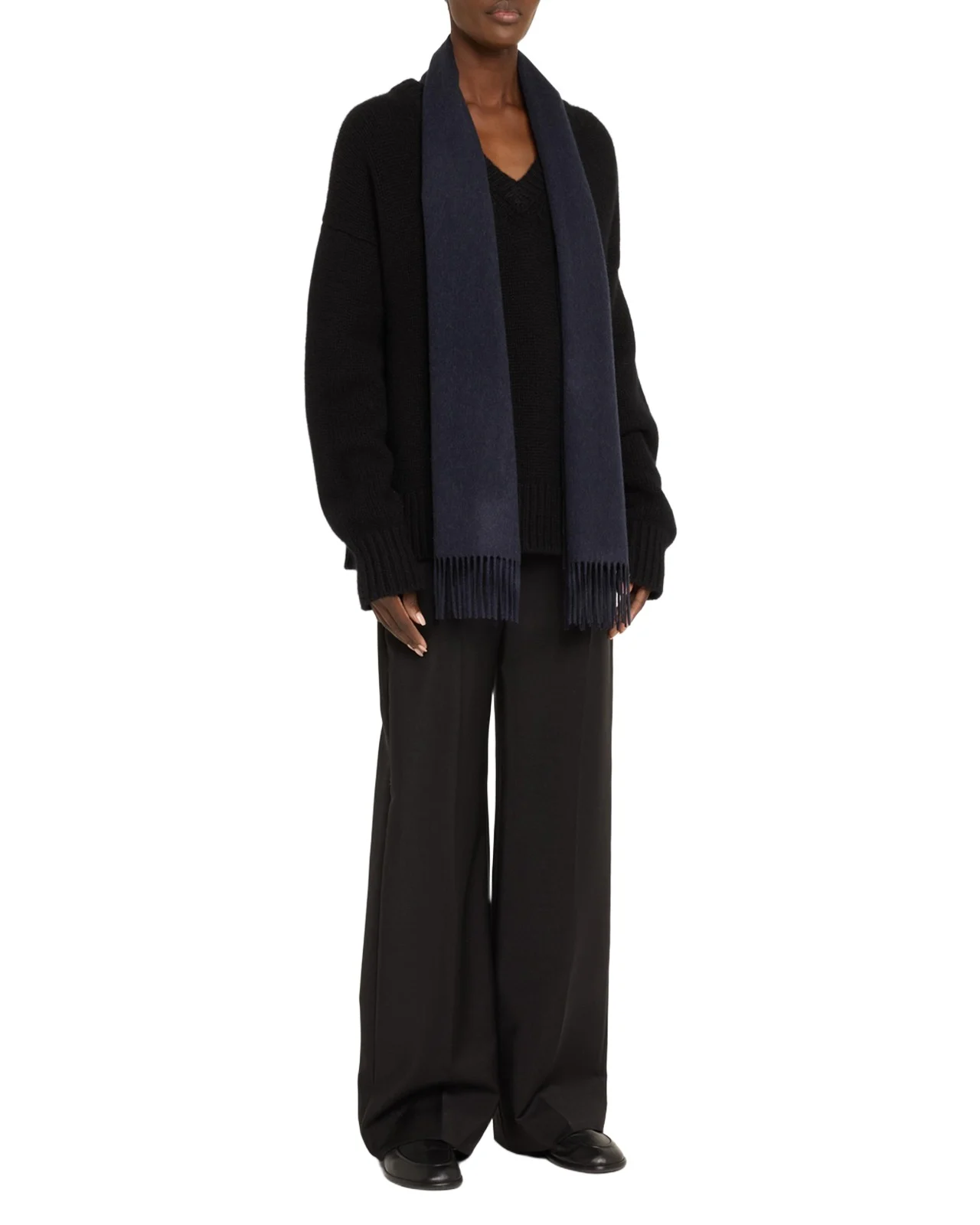 Fringed Cashmere Scarf Fringed Cashmere Scarf