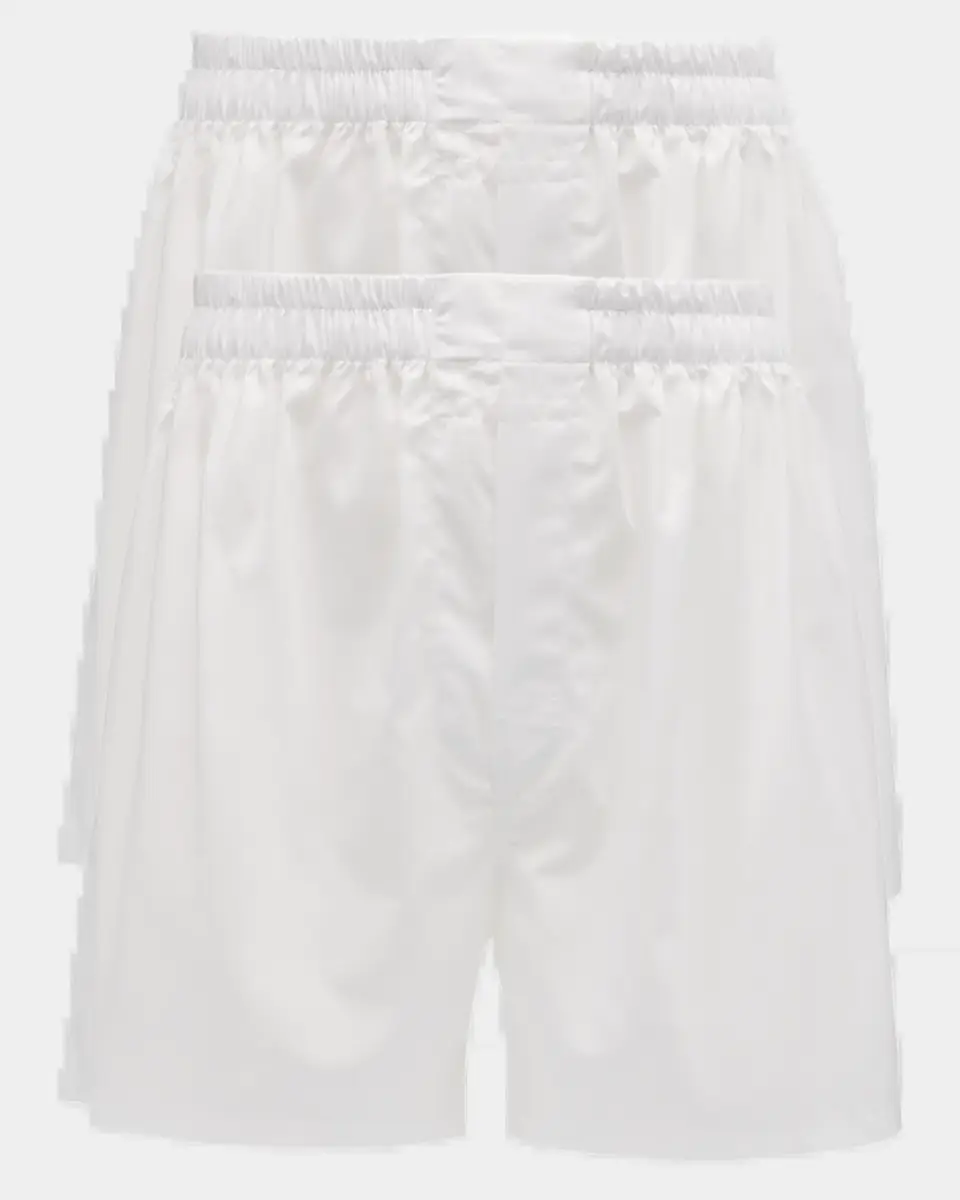 Neiman Marcus Men's 2-Pack Cotton Boxers | Thumbnail 2