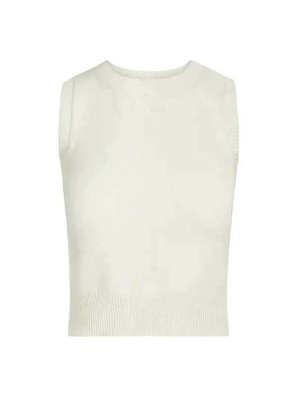 Porcelain Flower Guipure Insert Tank