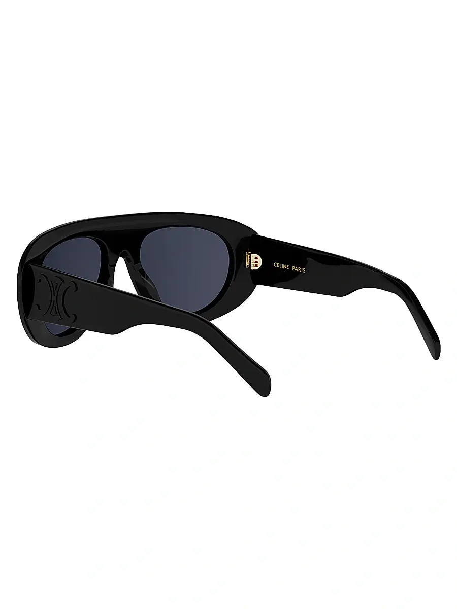 Celine Women's Triomphe Stamp 57MM Pilot Sunglasses | Thumbnail 4 Celine Women's Triomphe Stamp 57MM Pilot Sunglasses | Thumbnail 4
