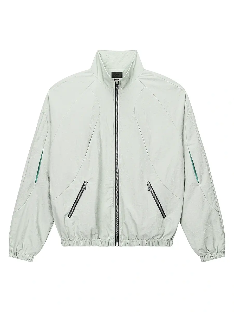 RTA Men's Chaparral Eero Parachute Jacket - Smoke | Image 1 RTA Men's Chaparral Eero Parachute Jacket - Smoke | Image 1