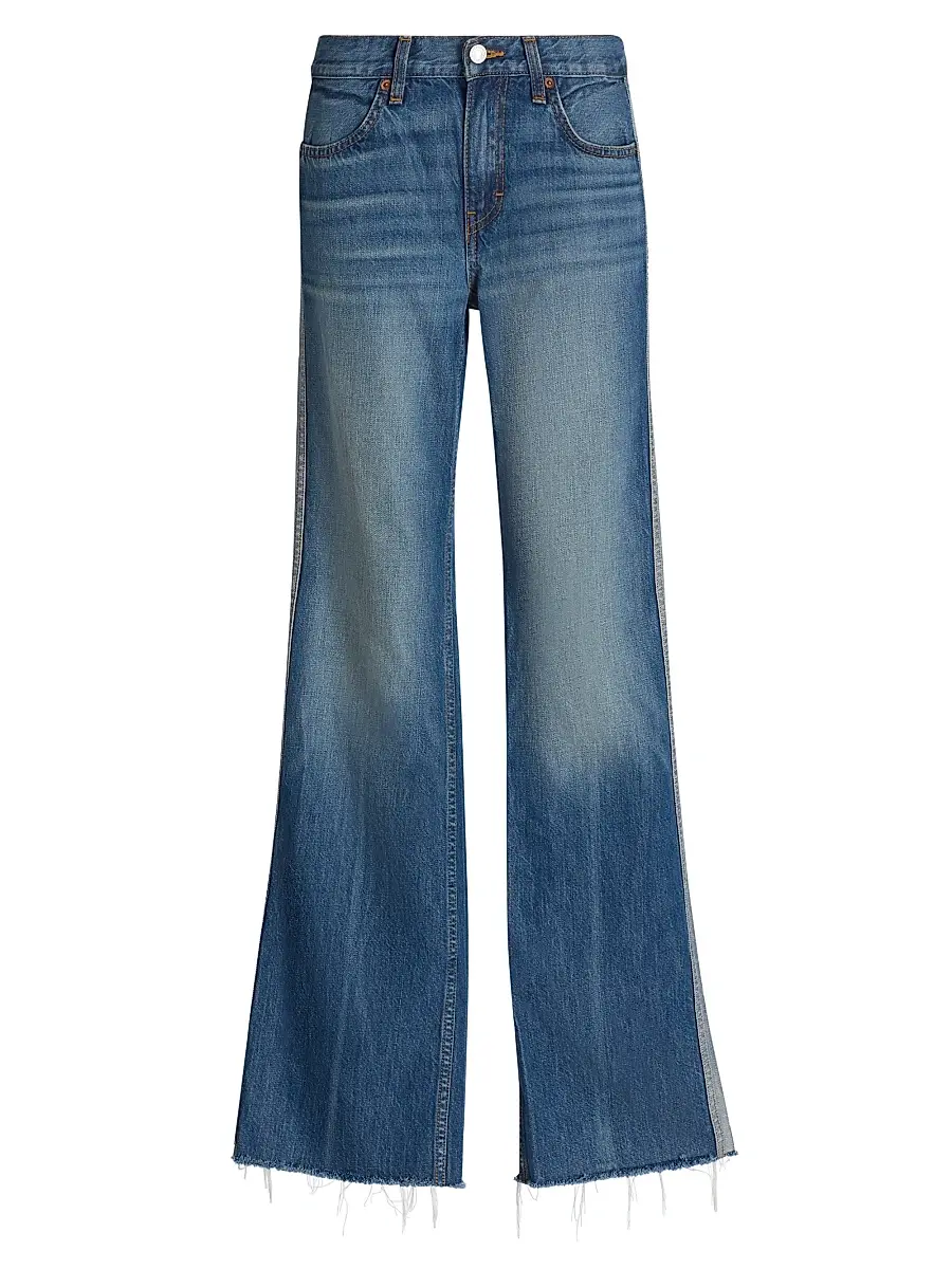 RE/DONE Women's Track Californian Straight-Leg Jeans