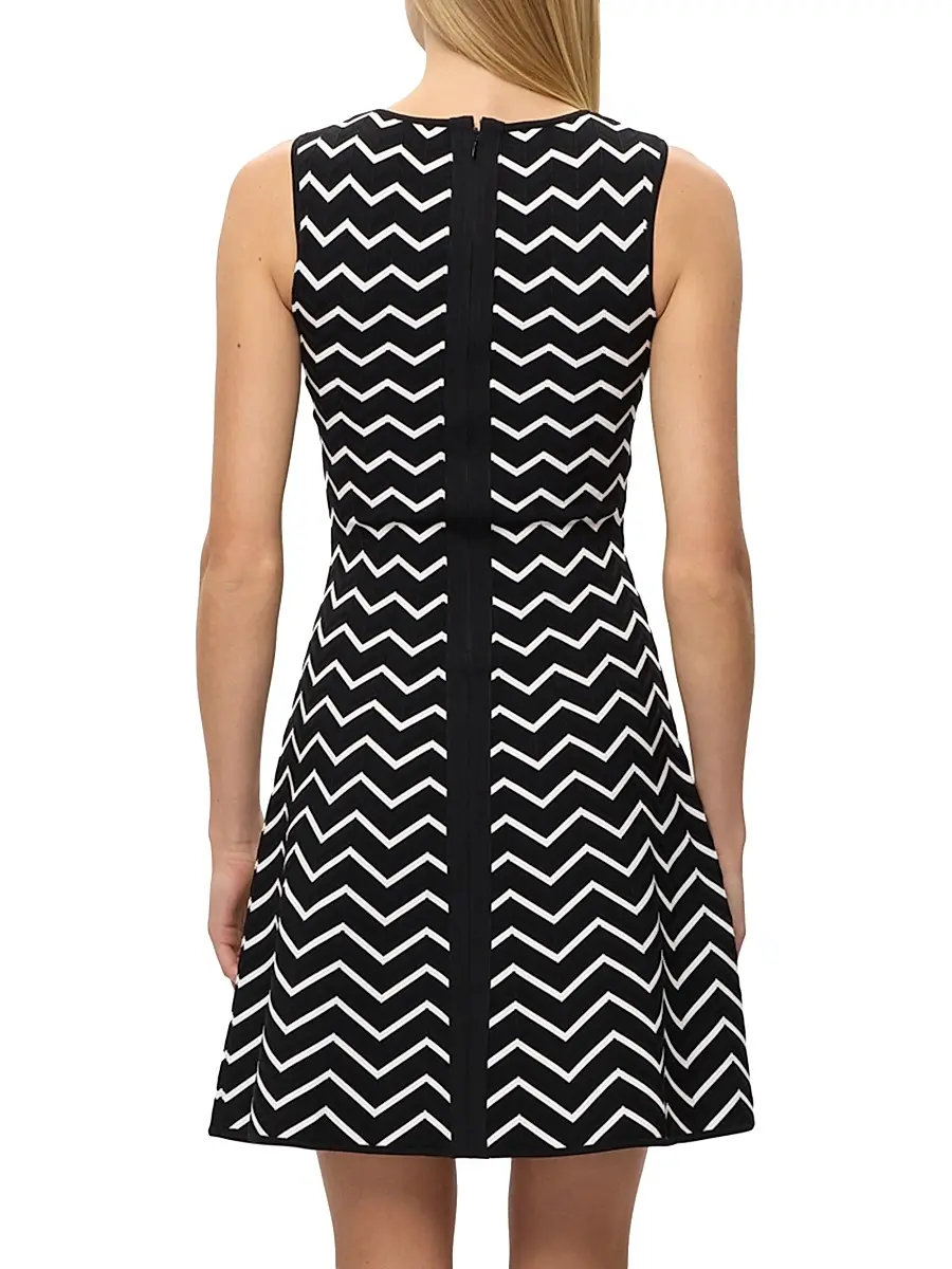 Hervé Léger Women's Bryn Chevron Sleeveless Minidress | Thumbnail 7 Hervé Léger Women's Bryn Chevron Sleeveless Minidress | Thumbnail 7