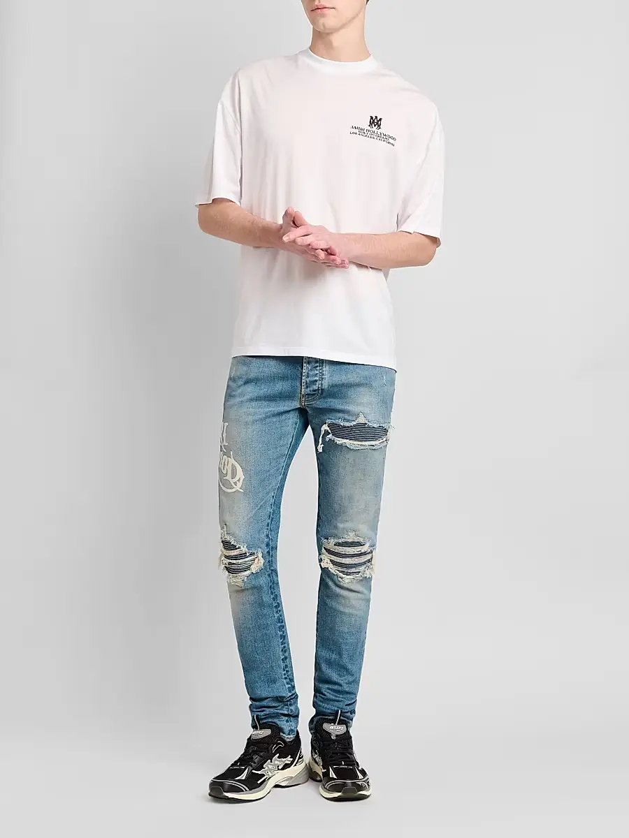 AMIRI Men's Logo Cotton T-Shirt | Thumbnail 2 AMIRI Men's Logo Cotton T-Shirt | Thumbnail 2