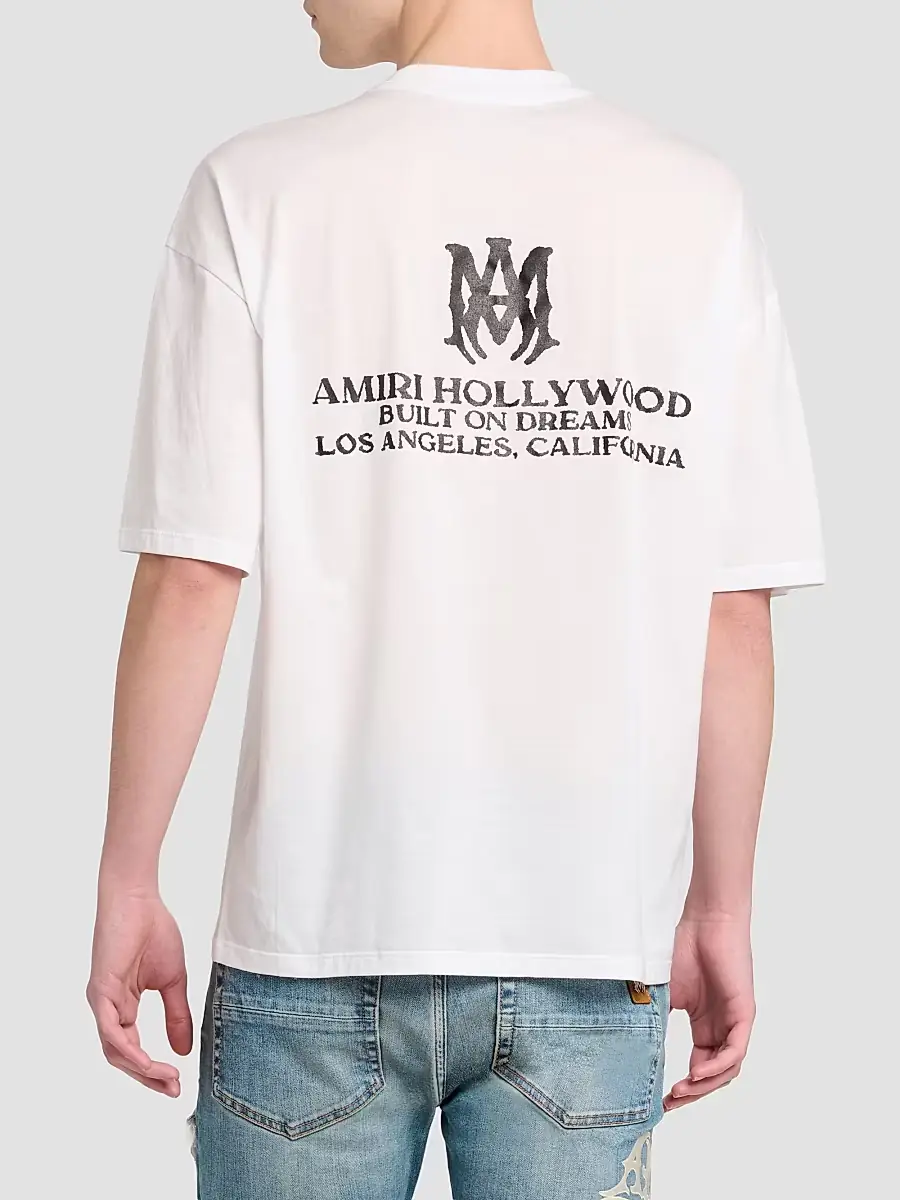 AMIRI Men's Logo Cotton T-Shirt | Thumbnail 3 AMIRI Men's Logo Cotton T-Shirt | Thumbnail 3