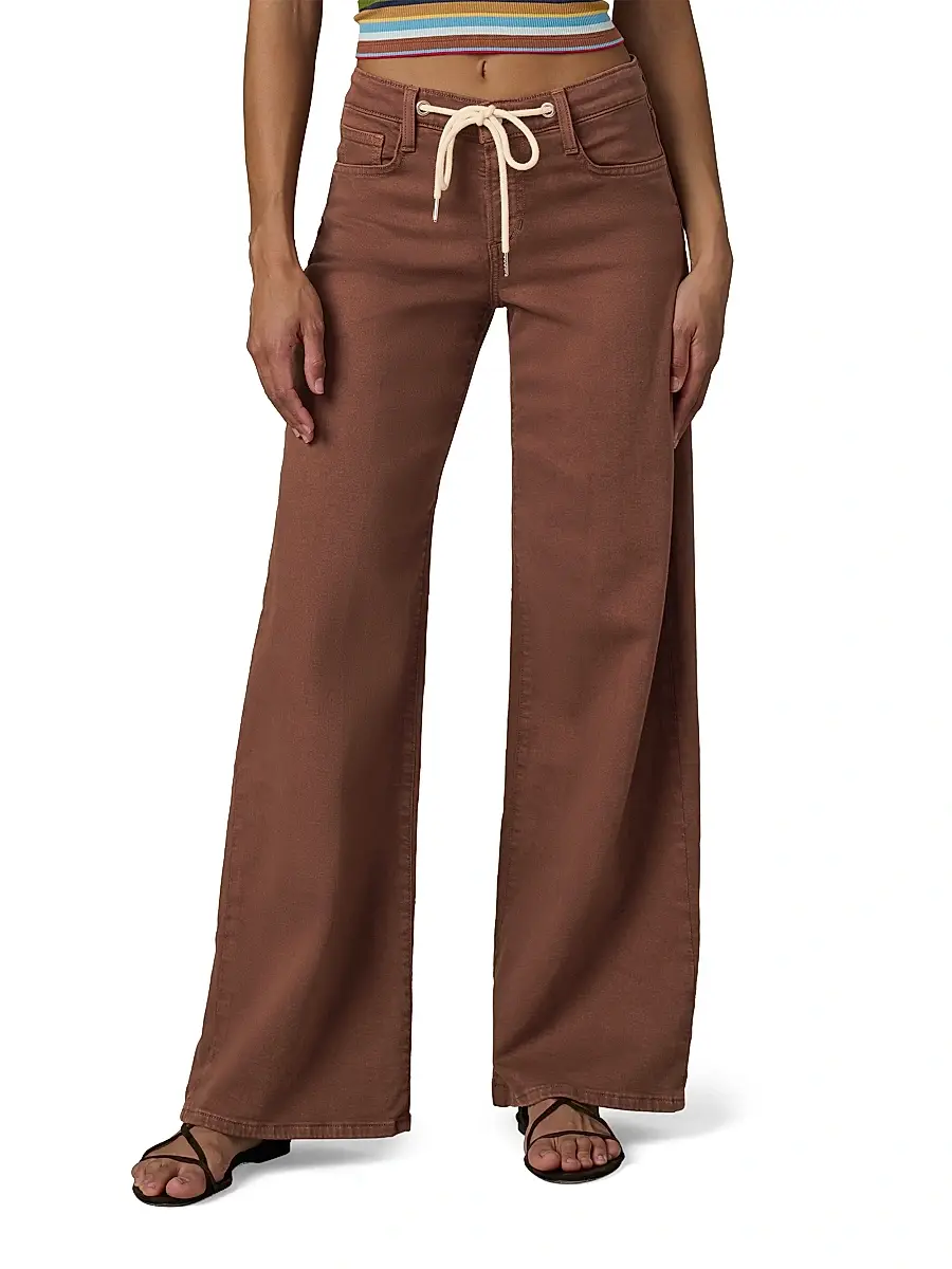 Joe's Jeans Women's Lou Lou Drawstring Wide-Leg Jeans | Thumbnail 3
