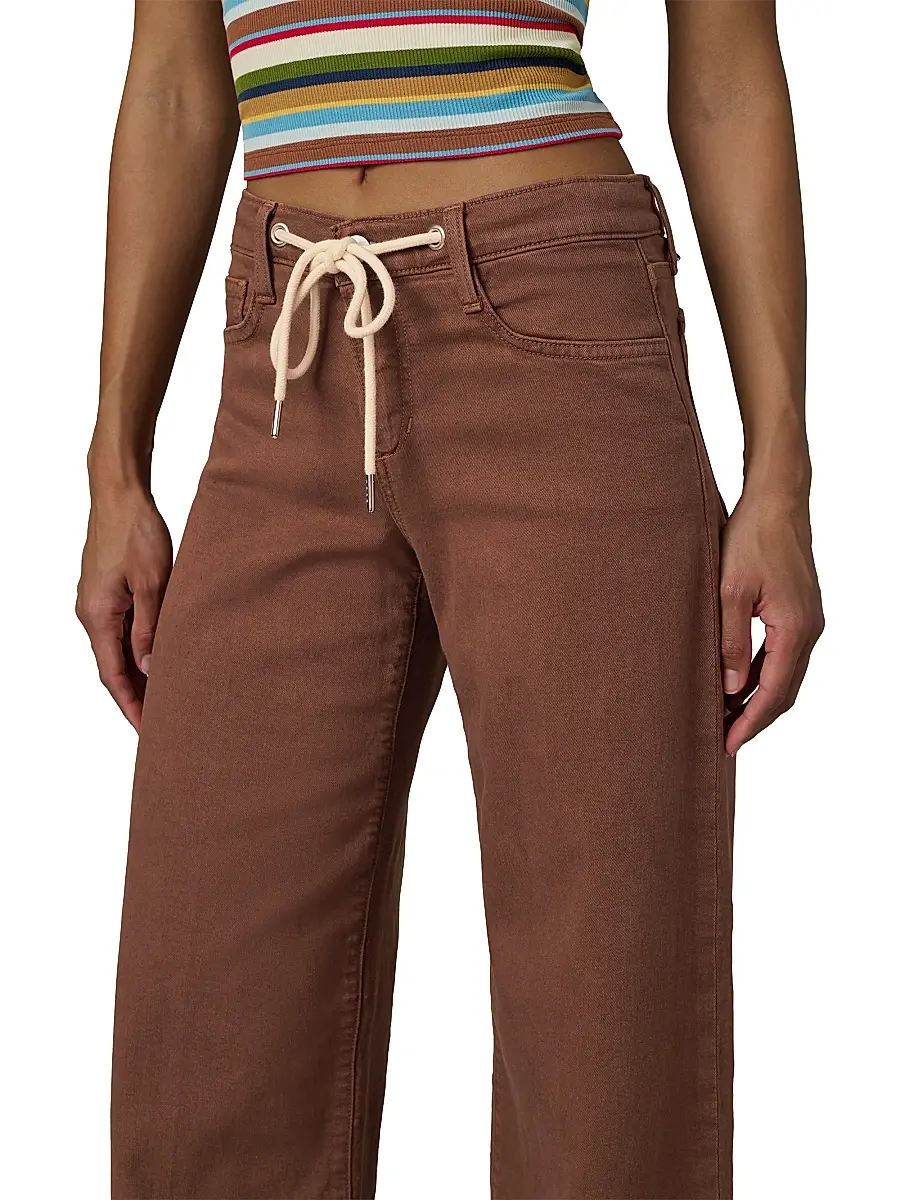 Joe's Jeans Women's Lou Lou Drawstring Wide-Leg Jeans | Thumbnail 6