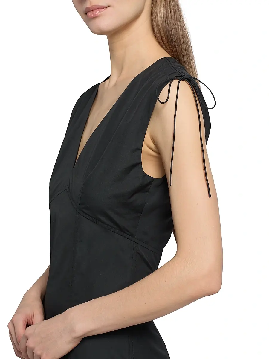 rag & bone Women's Emmet Cotton Poplin Drawstring Minidress | Thumbnail 6 rag & bone Women's Emmet Cotton Poplin Drawstring Minidress | Thumbnail 6