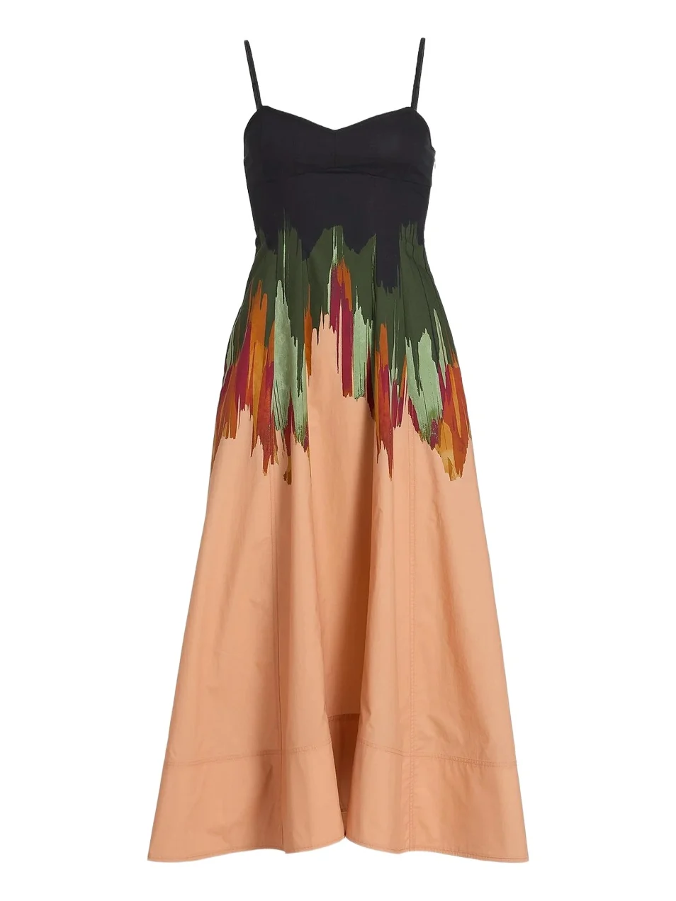 Ulla Johnson Women's Nova Splatter-Paint A-Line Midi-Dress