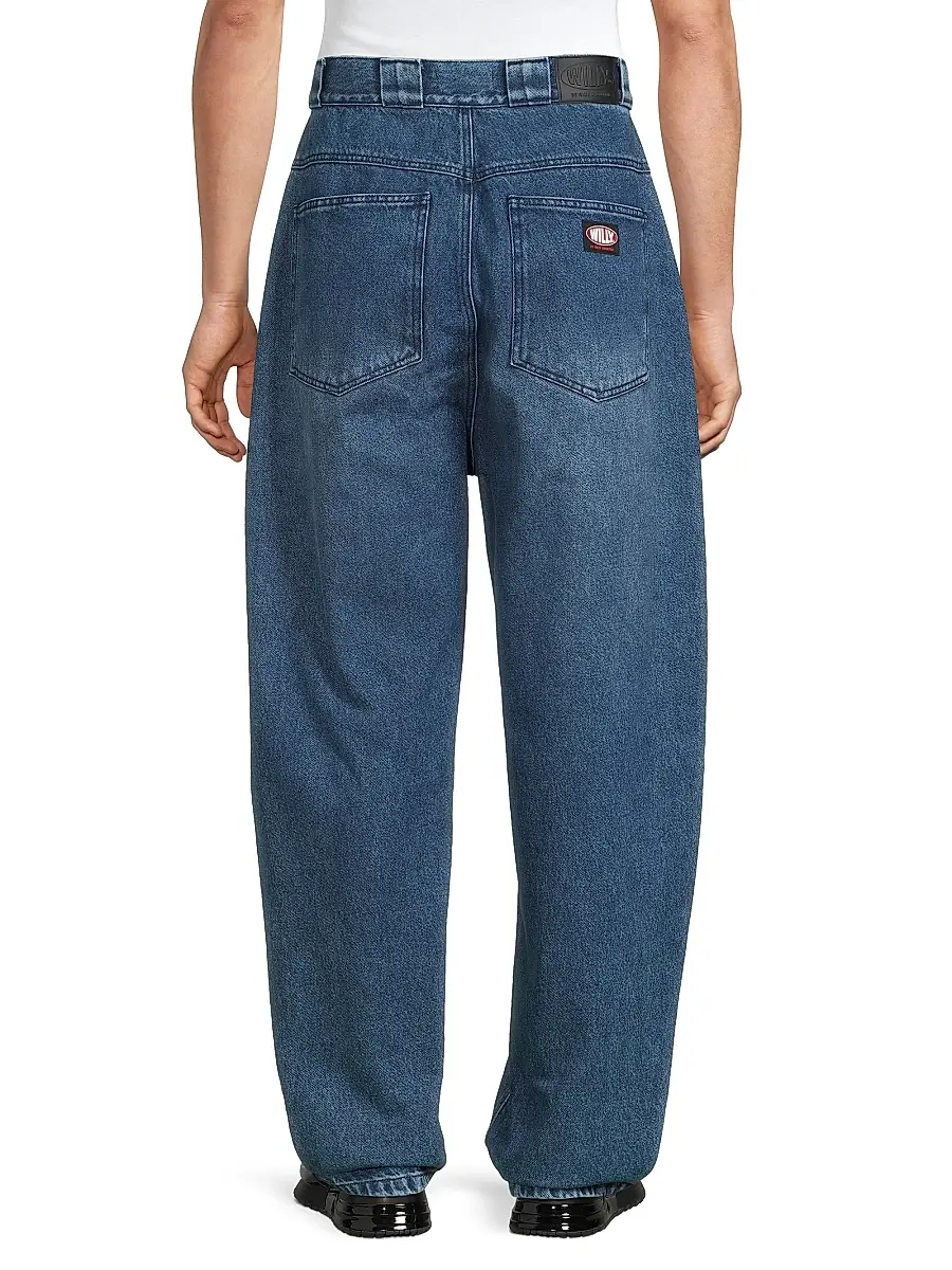 Willy Chavarria Men's Bad Boy Barrel Jeans | Thumbnail 5 Willy Chavarria Men's Bad Boy Barrel Jeans | Thumbnail 5