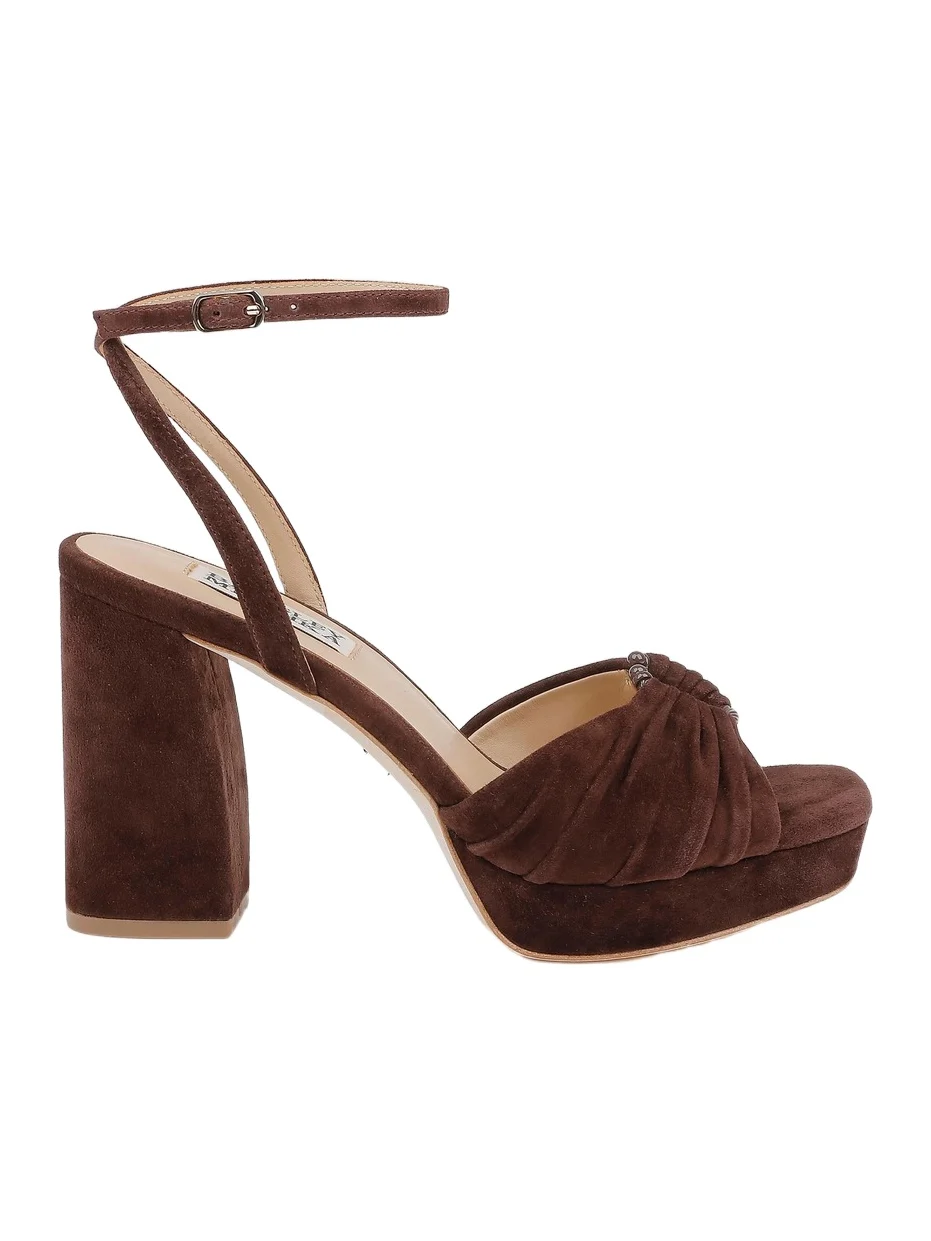 BADGLEY MISCHKA Women's Veda 85MM Suede Sandals