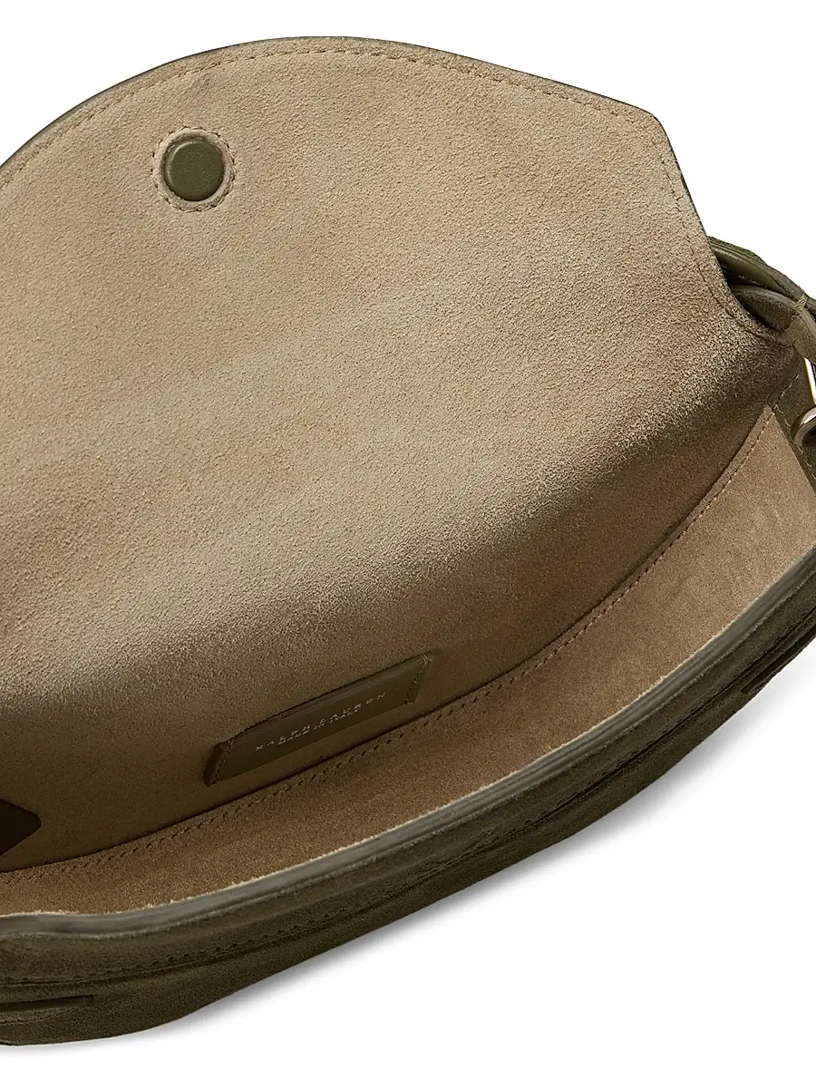 Ralph Lauren Collection Women's The Ralph Mini Suede Crossbody Bag | Thumbnail 7 Ralph Lauren Collection Women's The Ralph Mini Suede Crossbody Bag | Thumbnail 7